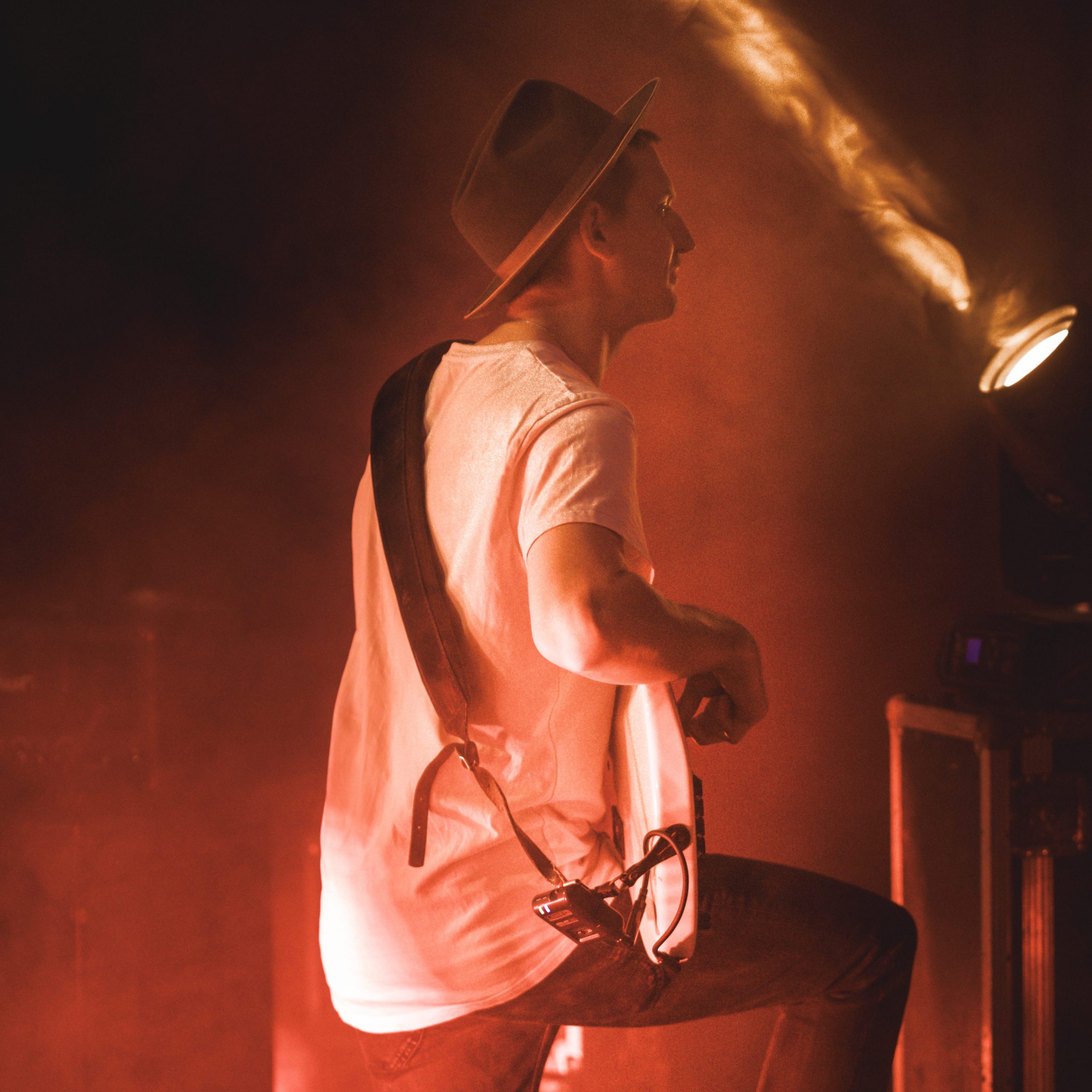 Mann mit Gitarre, bild gemacht von erger media selb